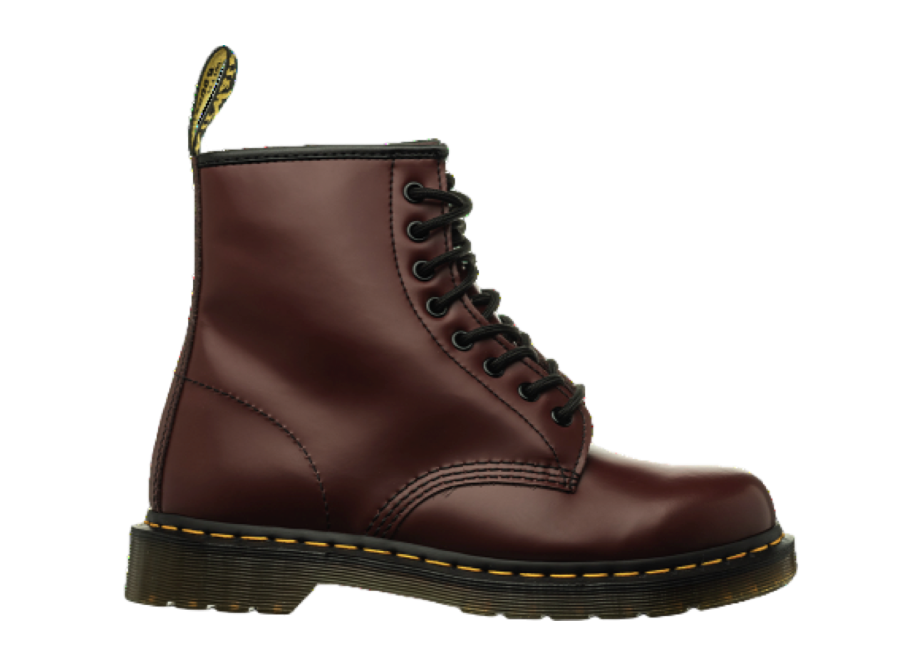 Dr. Martens 1460 Smooth Leather Ankle Boots Cherry Red