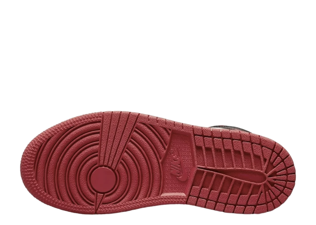 Air Jordan 1 Mid Gym Red Black Toe (Pre-School) - photo 3
