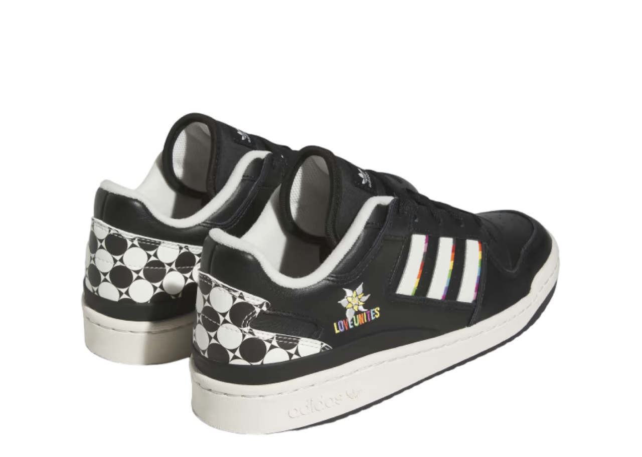 Adidas Forum Low CL Pride Black White - photo 3