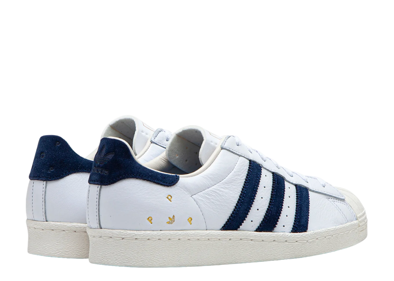 Pop Trading Company X Adidas Superstar ADV White Collegiate Navy - photo 3