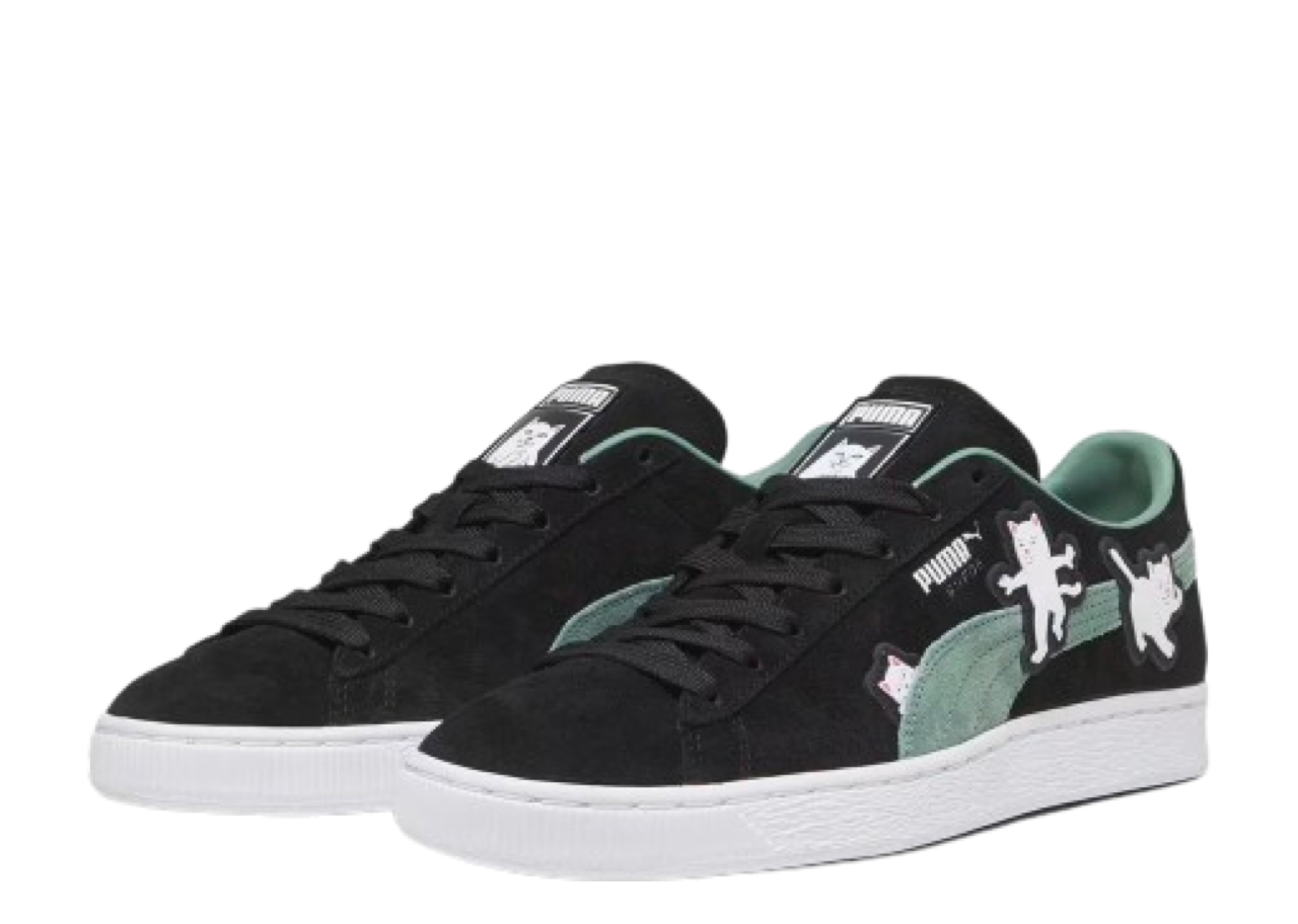 Puma Suede Lace Up X Ripndip Black - photo 2