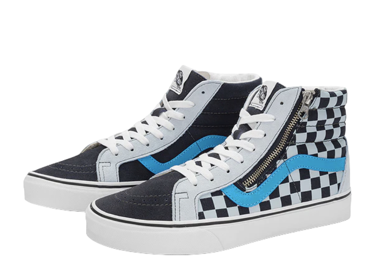 Vans Sk8‑Hi Reissue Side Zip Checkerboard Patchwork - photo 2