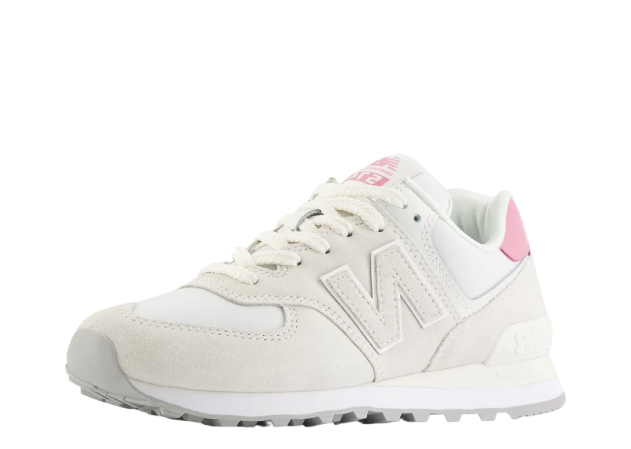 New Balance 574 Sea Salt Real Pink (Women's) - photo 2