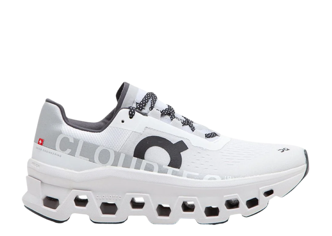 On Running Cloudmonster White Black (Women's)