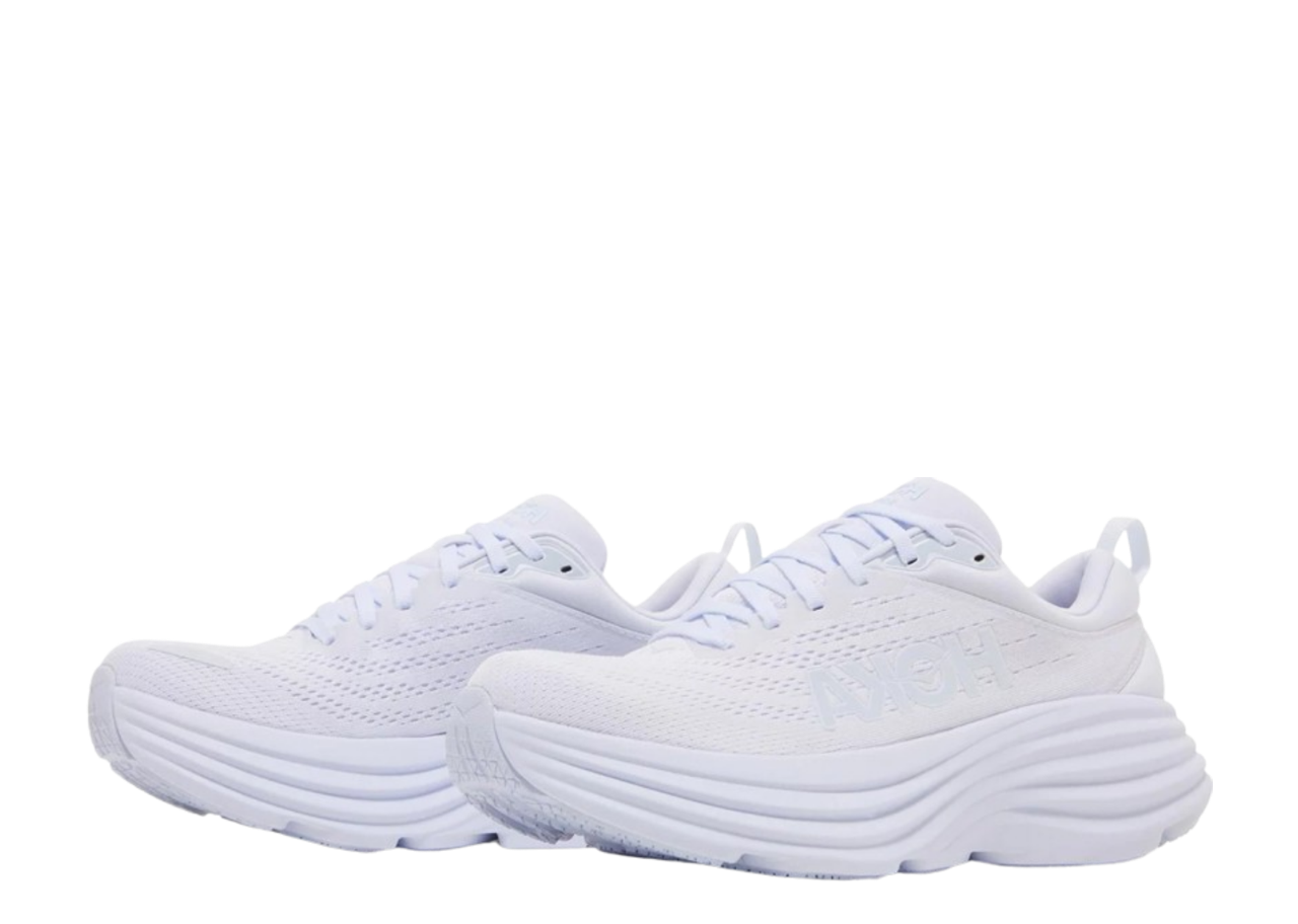 Hoka One One Bondi 8 Triple White (Women's) - photo 2