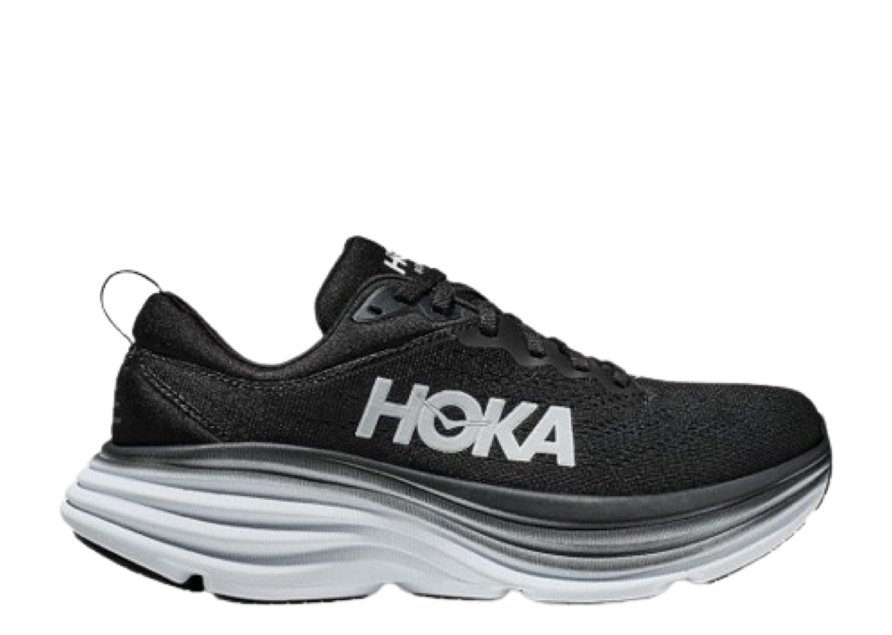 Hoka One One Bondi 8 Black White