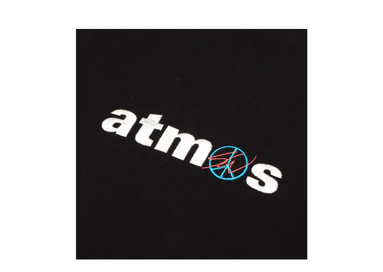 atmos x Sean Wotherspoon Embroidery Tee Black - photo 4