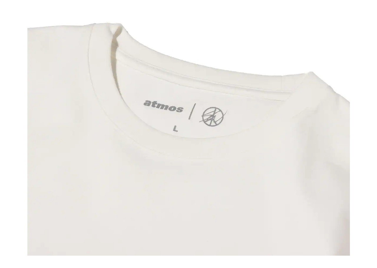 atmos x Sean Wotherspoon Embroidery Tee White - photo 3