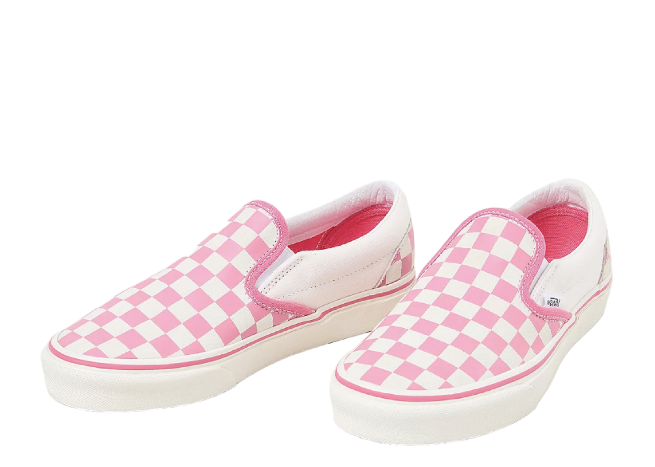 Vans Slip-On Checkerboard Pink True White - photo 2