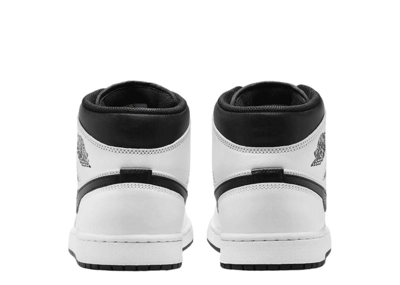 Air Jordan 1 Mid White Black (2023) - photo 3