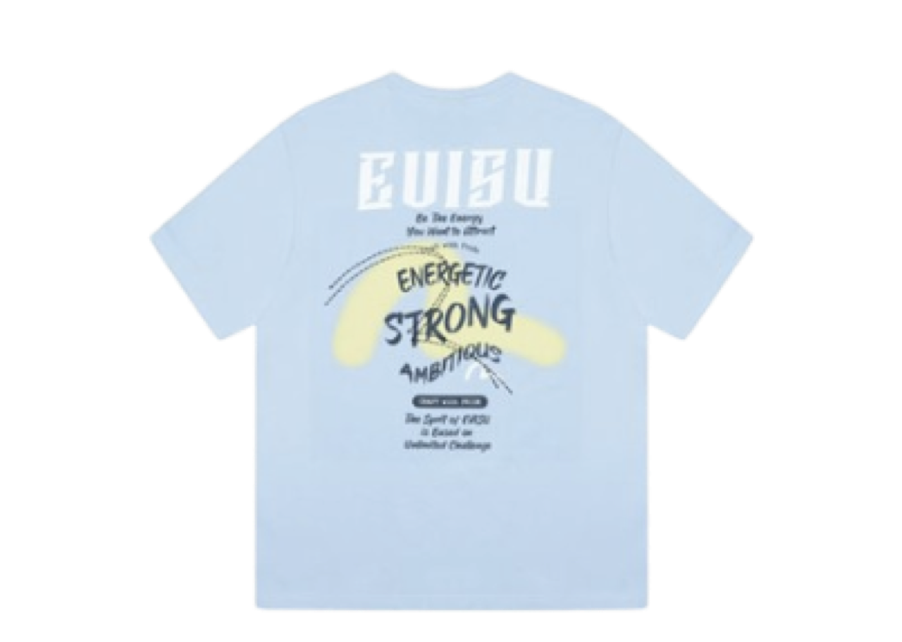 Evisu Back English Print Blue - photo 2