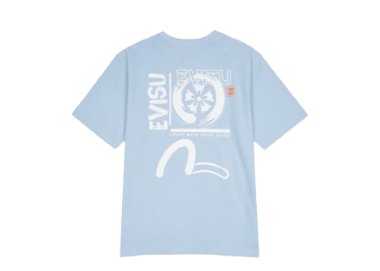 Evisu Multi-Back Logo Loose Fit Blue - photo 2