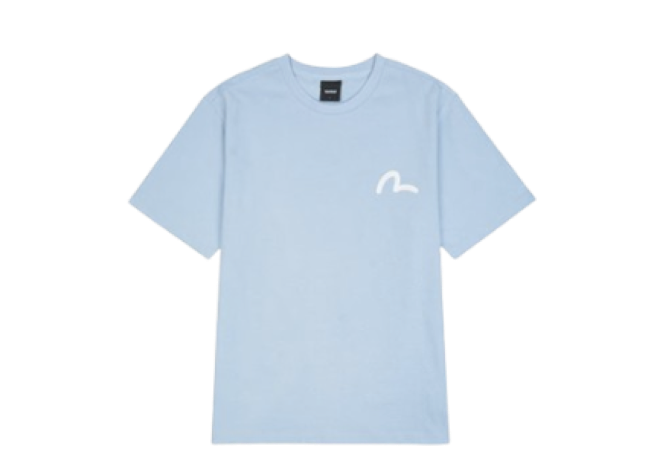 Evisu Multi-Back Logo Loose Fit Blue