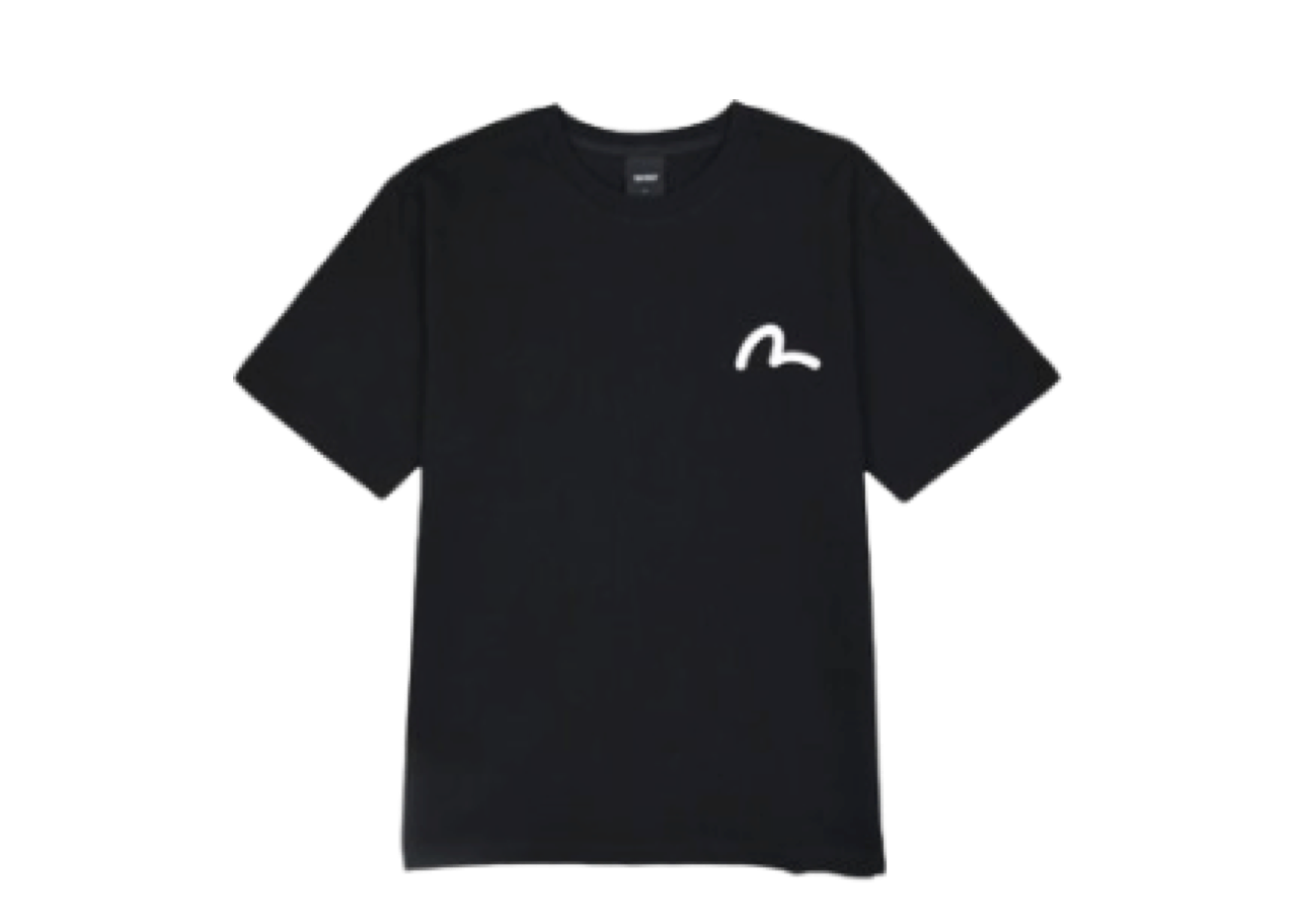 Evisu Multi-Back Logo Loose Fit Black