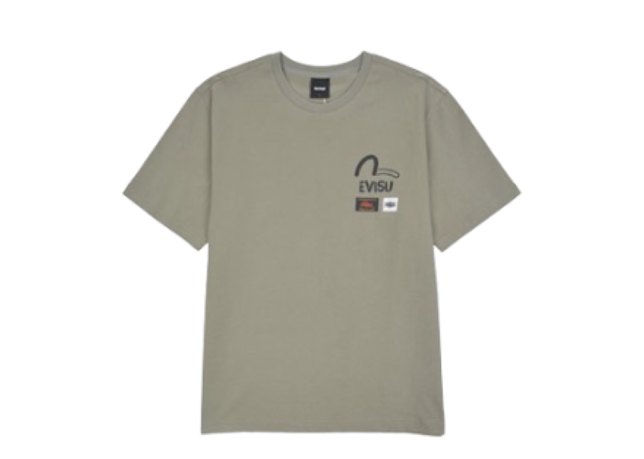 Evisu Labels Print Light Khaki