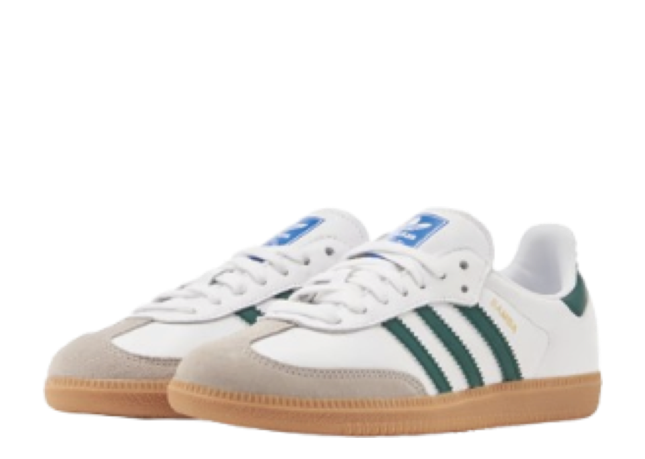 Adidas Samba OG White Collegiate Green Gum - photo 2