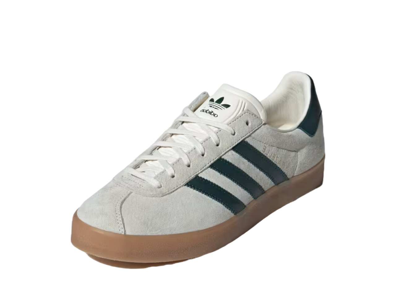 Adidas Gazelle Low Trainers Collegiate Green Off White - photo 2