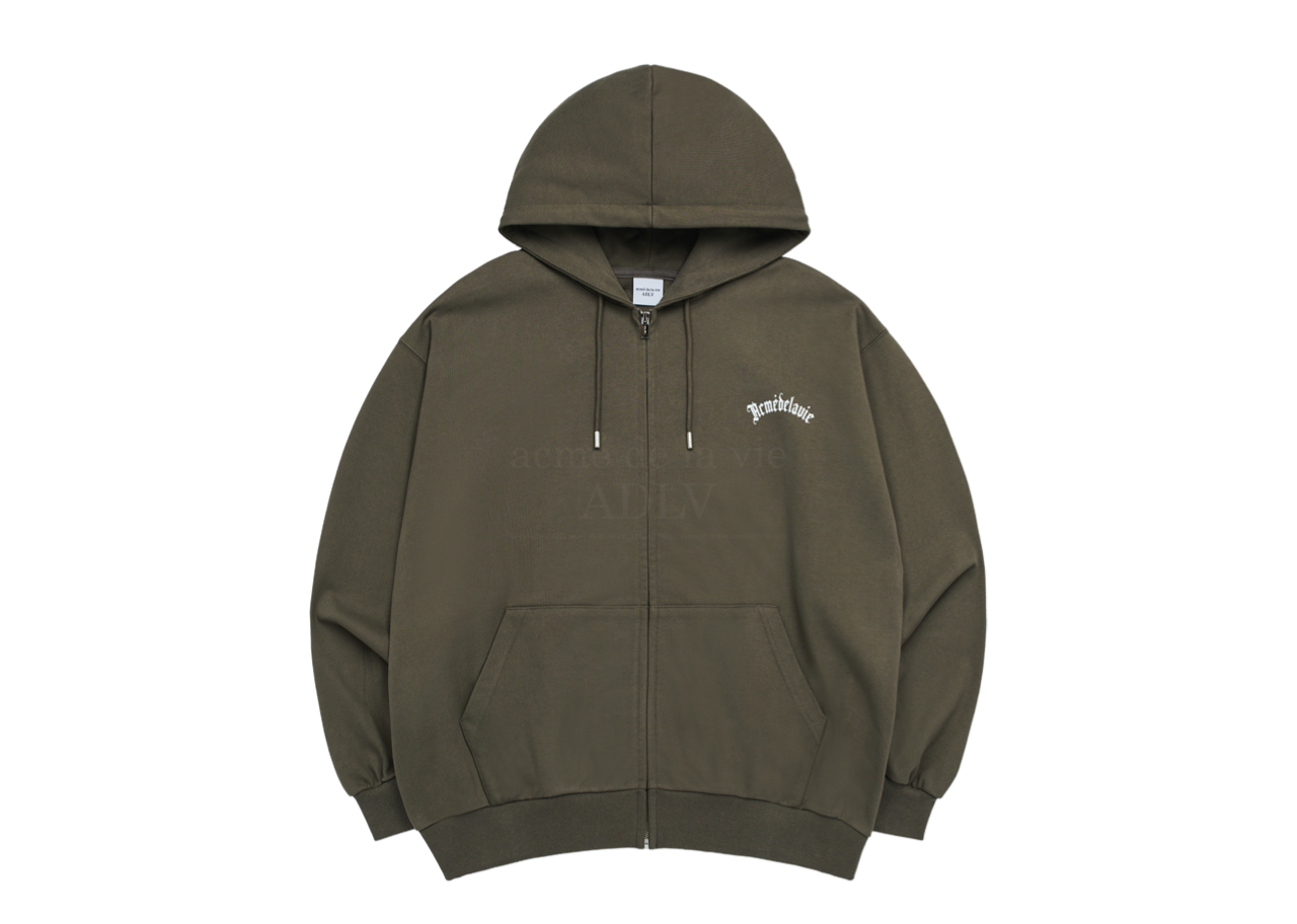 Acme De La Vie Gold Chain Bear Doll Zip Hoodie Cocoa