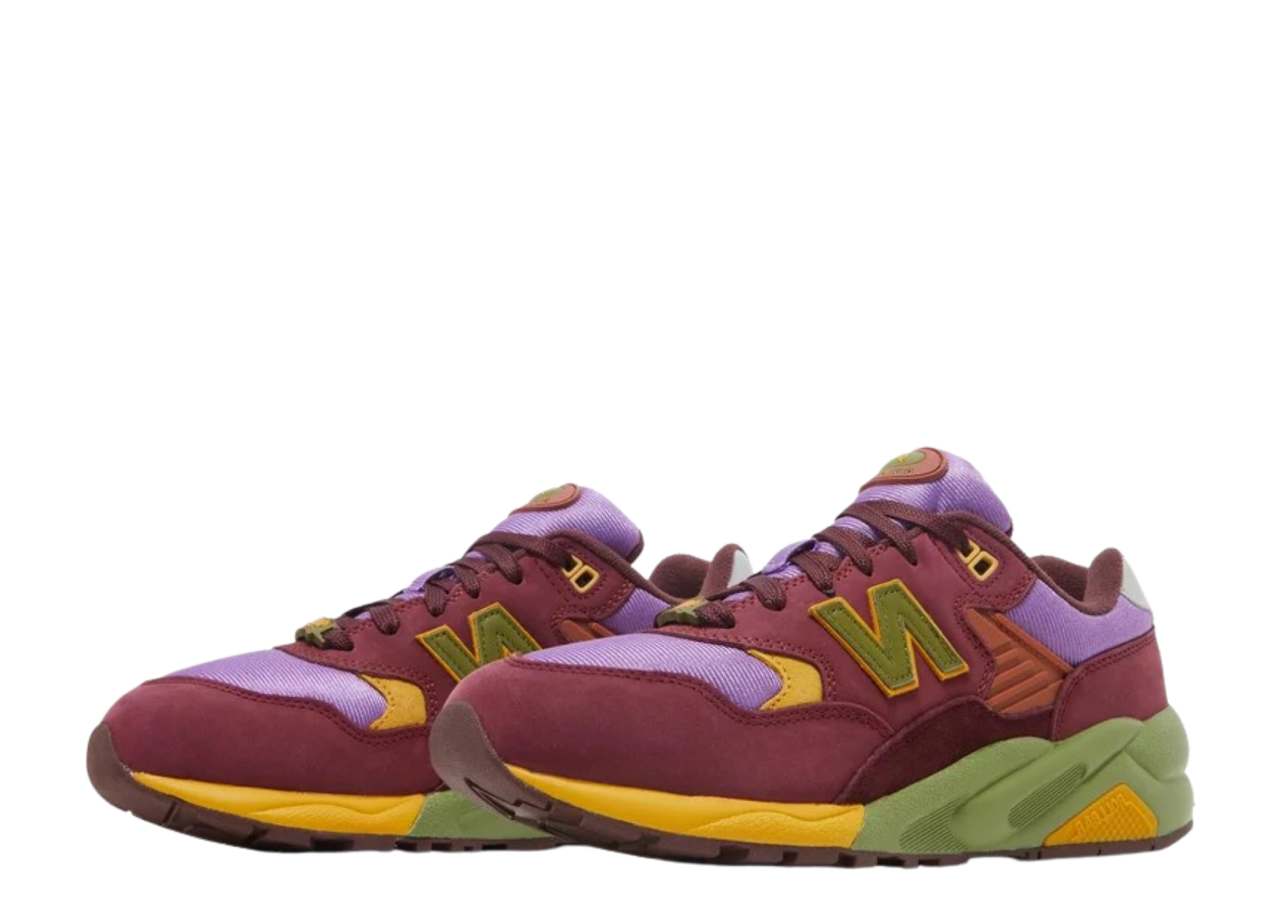 New Balance 580 Stray Rats Maroon Purple - photo 2
