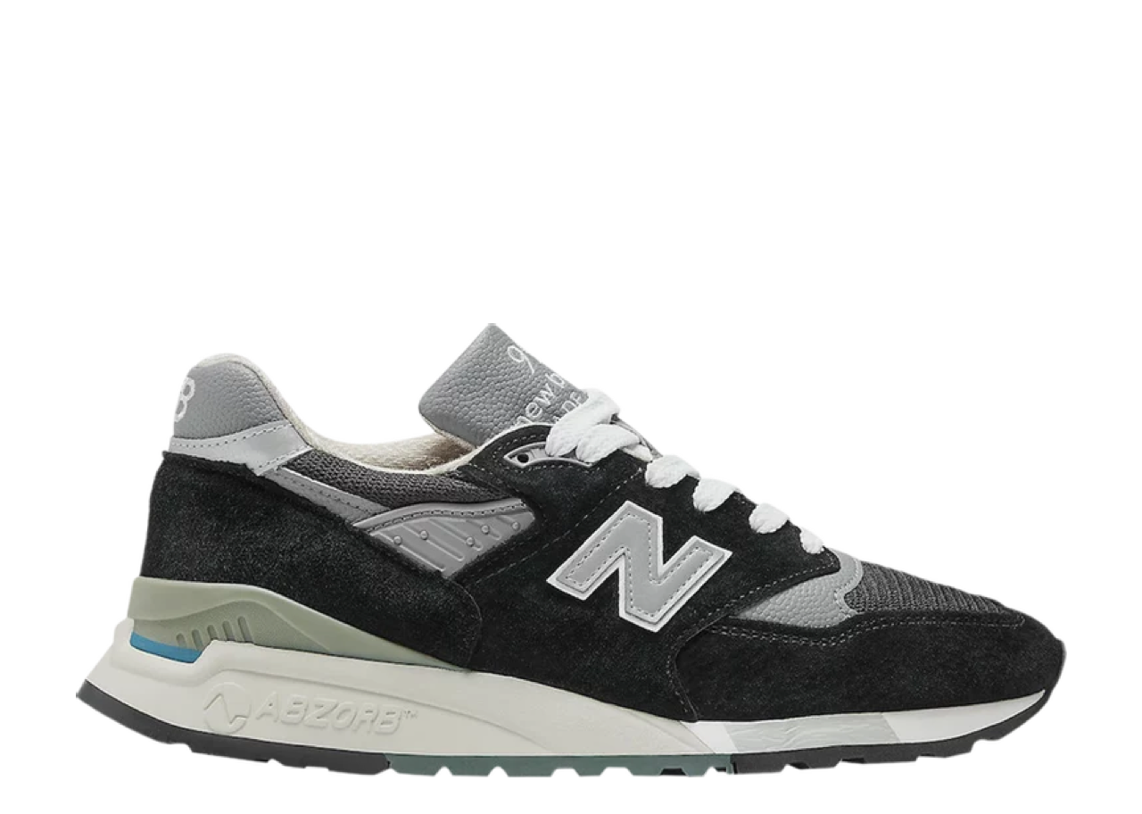 New Balance 998 MiUSA Black Silver
