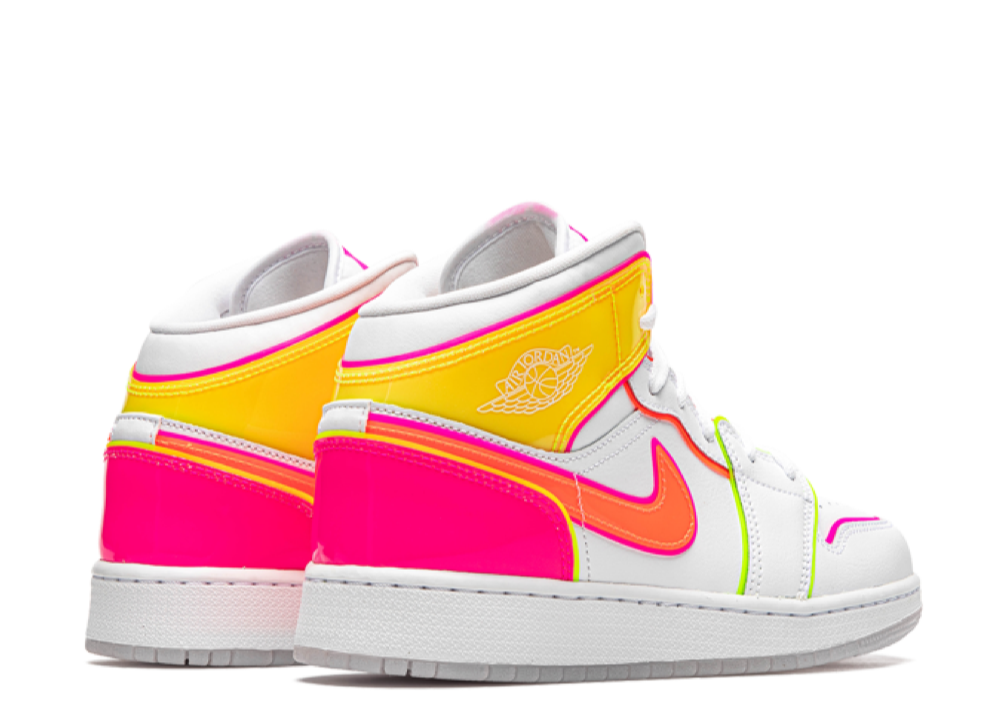 Air Jordan 1 Mid SE Edge Glow (Grade School) - photo 3