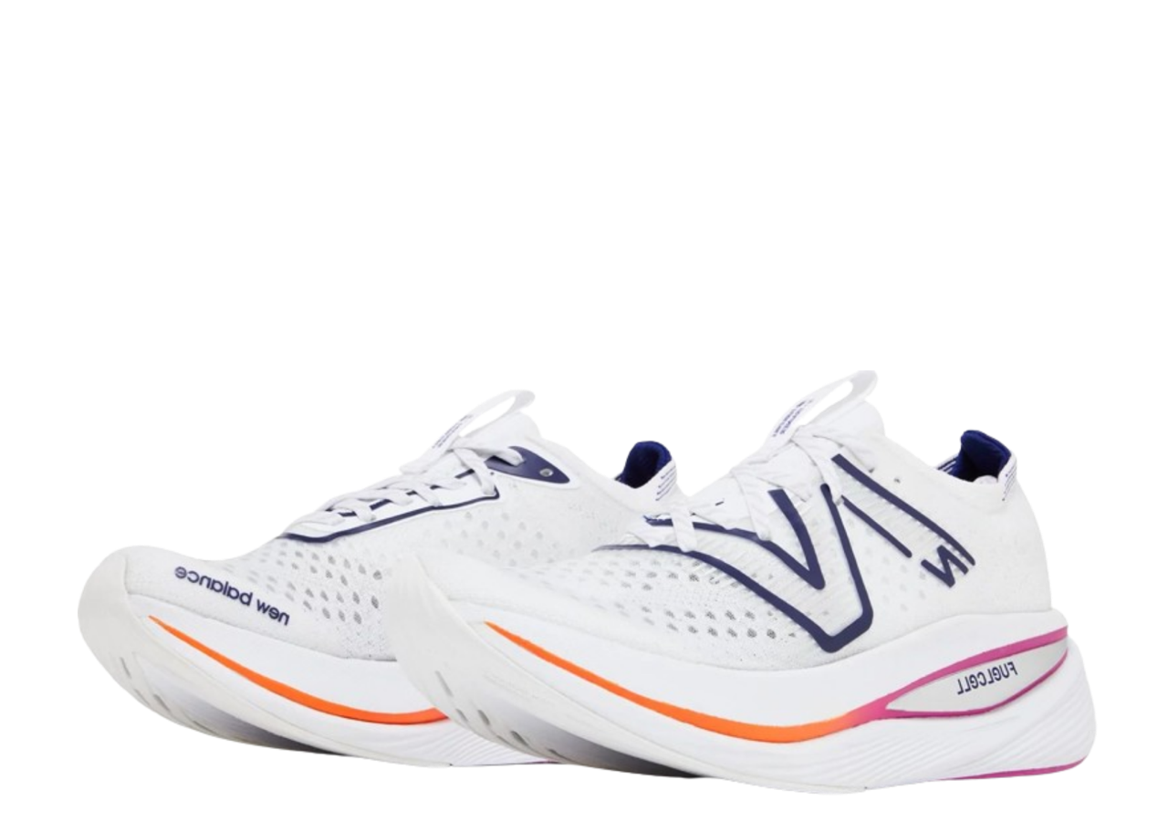 New Balance FuelCell SuperComp Trainer White Blue Magenta (Women's) - photo 2