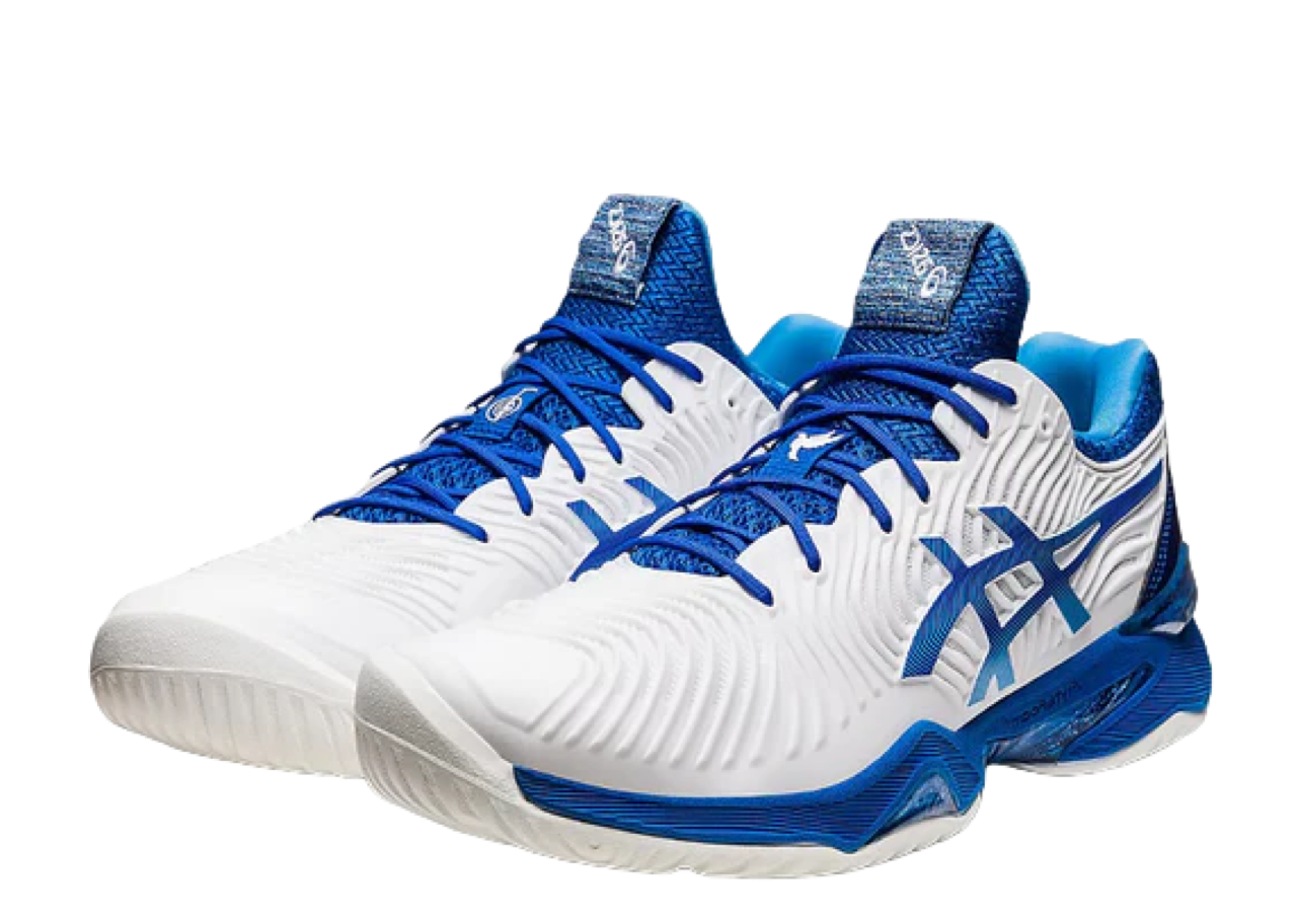 ASICS Court FF Novak White Tuna Blue - photo 3